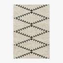 Tapis rectangle aux formes géométriques style Piquio K