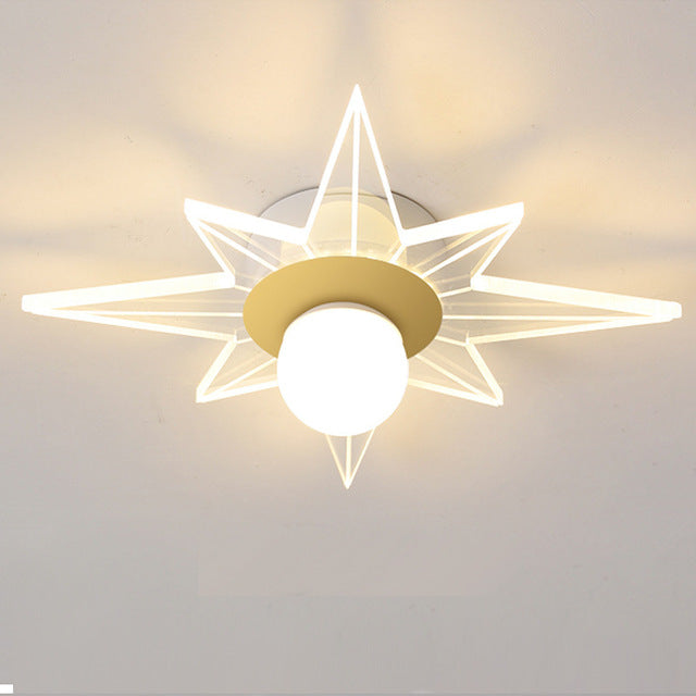 Plafonnier moderne LED en forme d'étoile Majesty - vue 2 sur 6