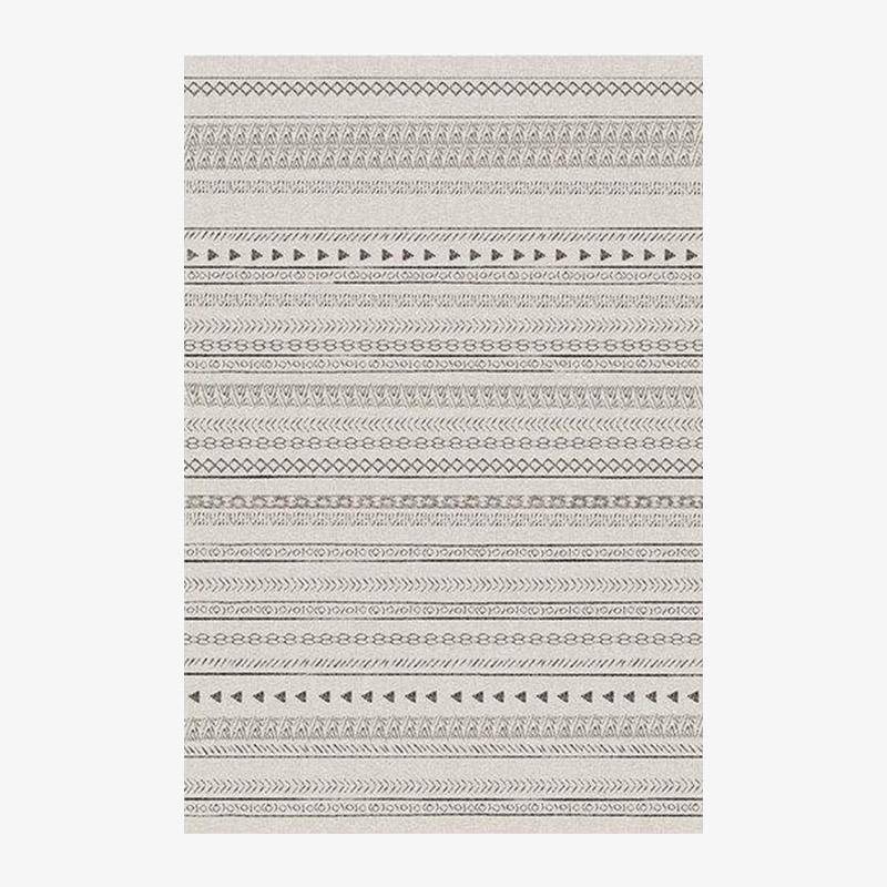 Tapis rectangle aux formes géométriques style Piquio R