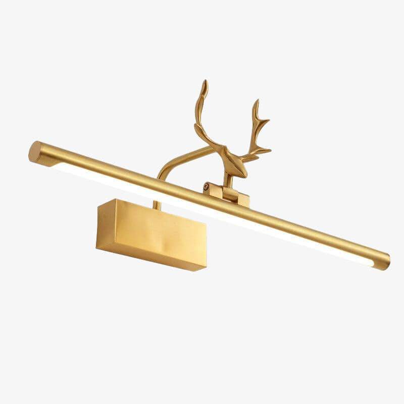 Applique murale moderne LED en métal doré style bois de cerf - vue 2 sur 7