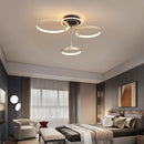 Plafonnier design LED avec anneaux suspendus Xina