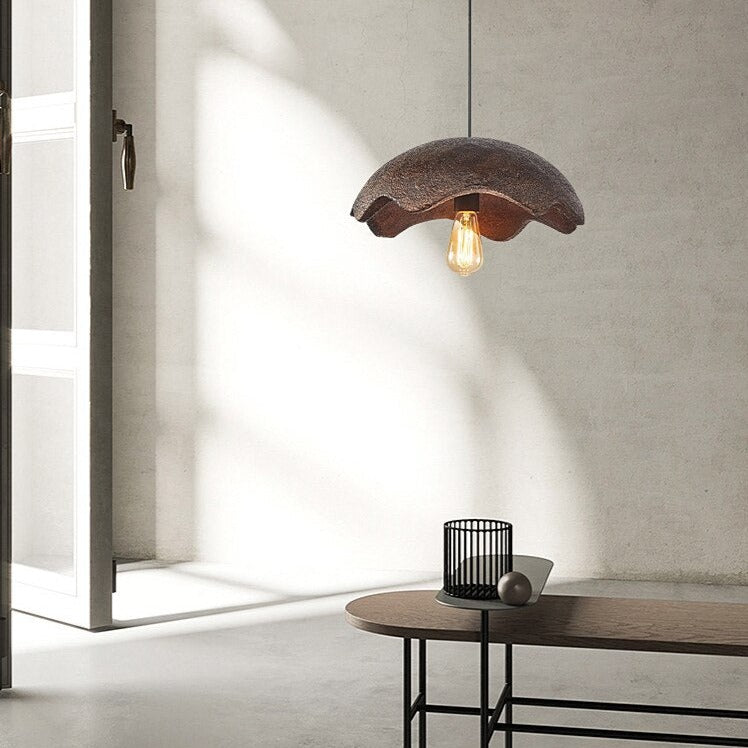 Suspension design avec abat-jour en forme de fleur Selza - vue 3 sur 8