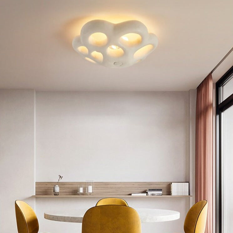 Plafonnier design LED ajouré en fleur Jolia - vue 3 sur 6