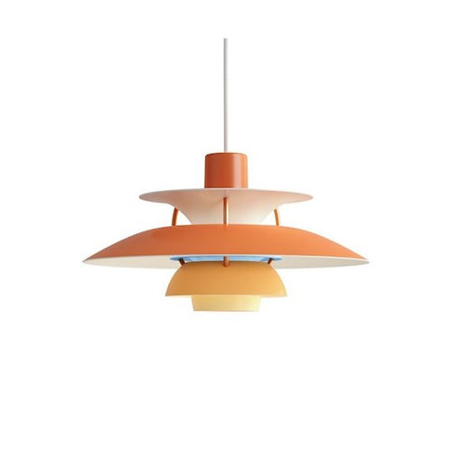 Suspension industrielle LED colorée en métal Barnaby