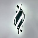 Applique murale design LED en spirale d'aluminium Psalm