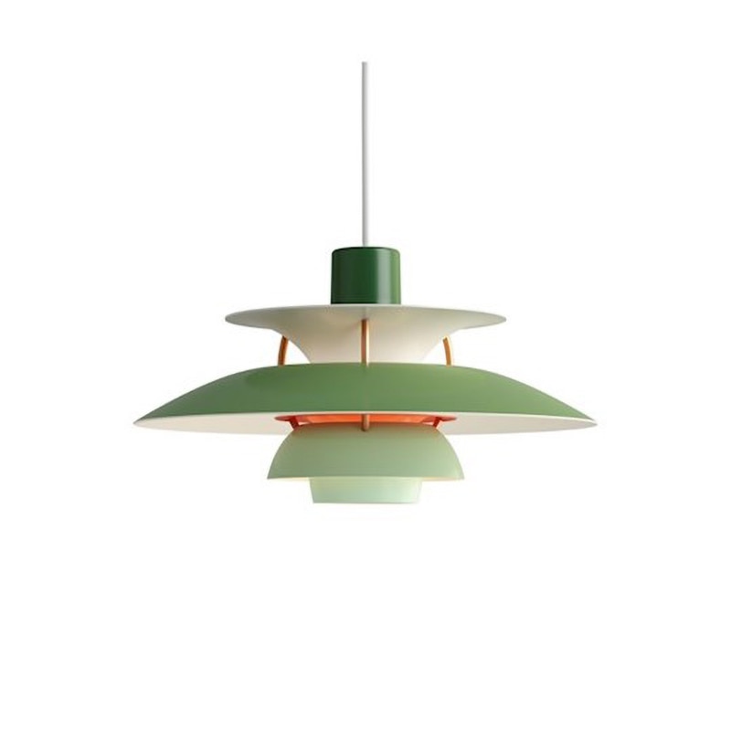 Suspension industrielle LED colorée en métal Barnaby - vue 18 sur 21