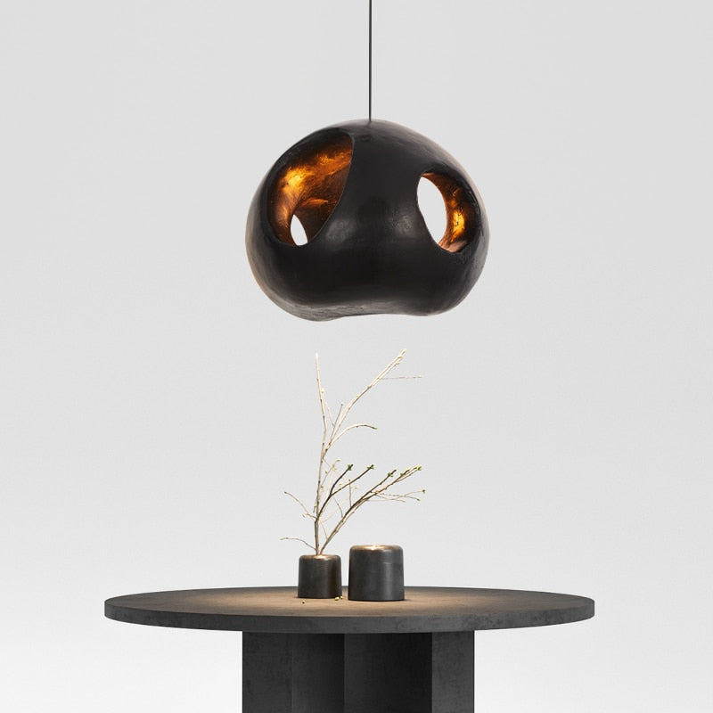 Suspension design ronde noire Aldo - vue 3 sur 6