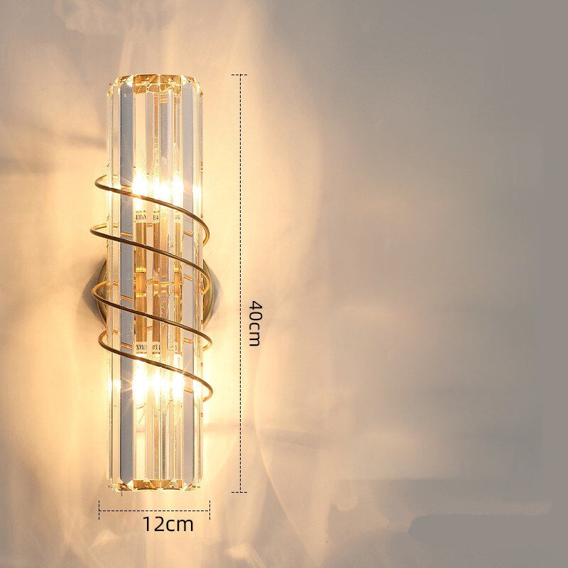 Applique murale design doré en cristal luxury - vue 7 sur 6