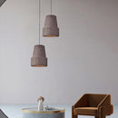 Suspension moderne avec abat-jour style pierre Kery