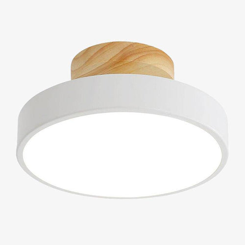 Plafonnier moderne LED rond aux bords épais Lighty