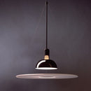 Lustre design LED avec lampe chromé suspendu Helios