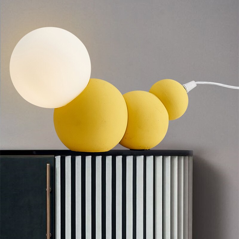 Lampe de chevet moderne LED en forme de chenille Pillar - vue 7 sur 8