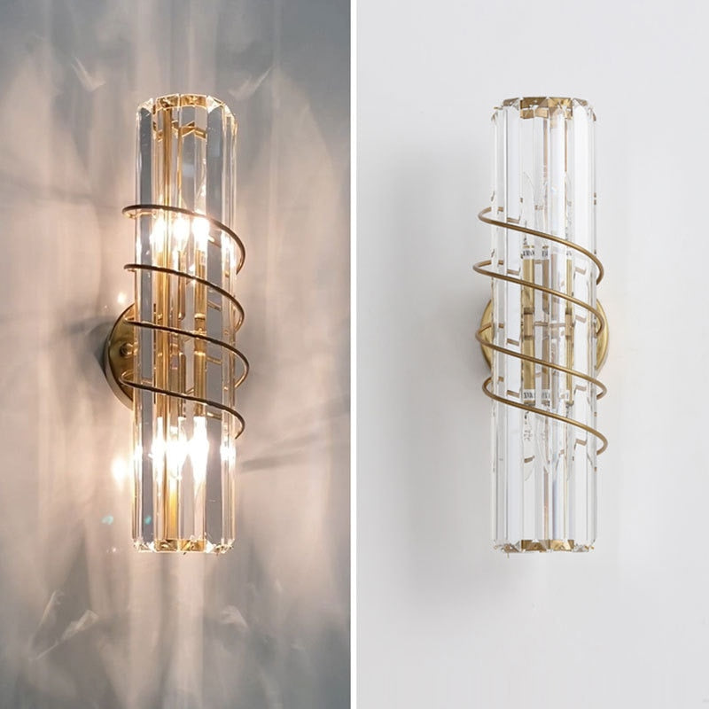 Applique murale design doré en cristal luxury - vue 4 sur 6
