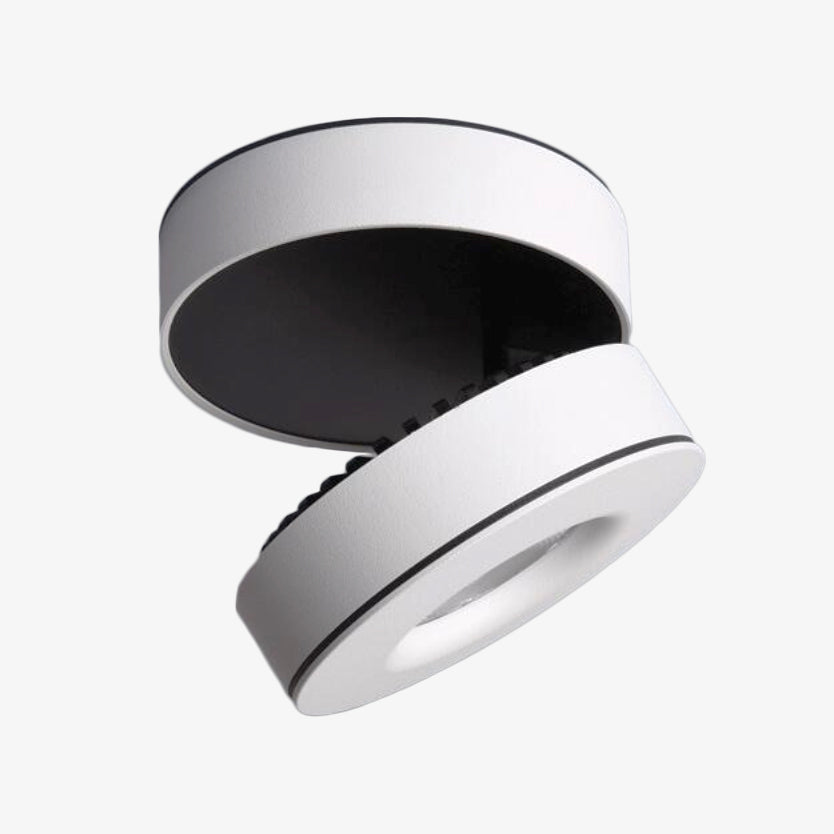 Spot moderne LED ronde et rotatif à 355° Manuel