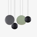 Suspension design ronde en aluminium LED