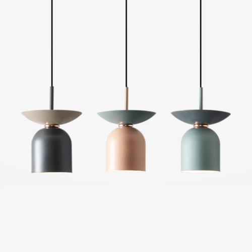 Suspension industrielle avec abat-jour en forme de dôme Soren