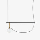 Suspension moderne LED avec un globe en verre Aitné