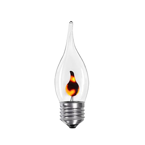 Ampoule E27 à LED de 3W en forme de flamme - vue 2 sur 3