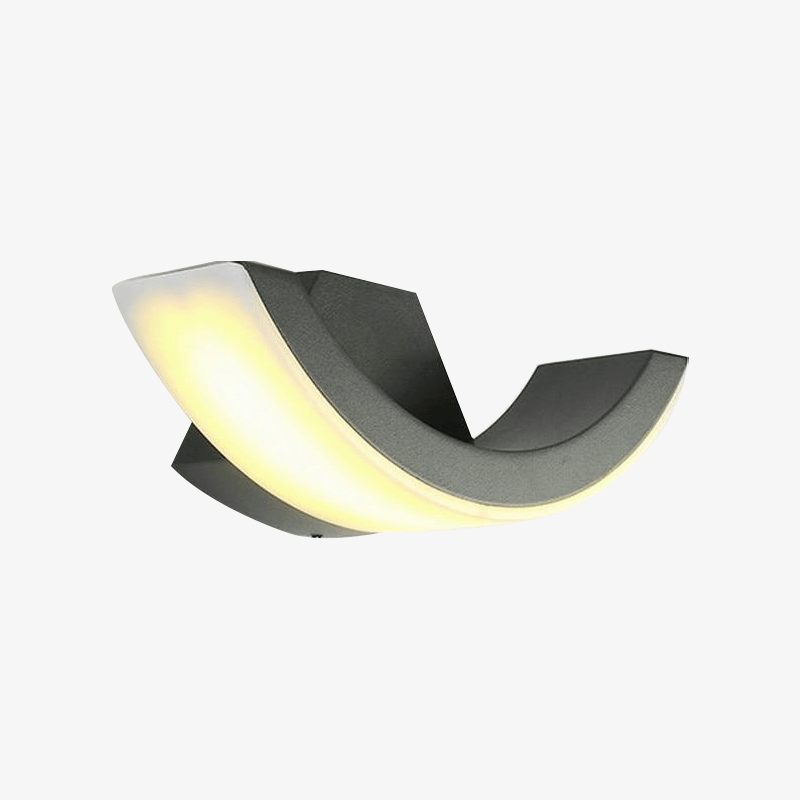 Applique extérieur arrondie à LED Garden
