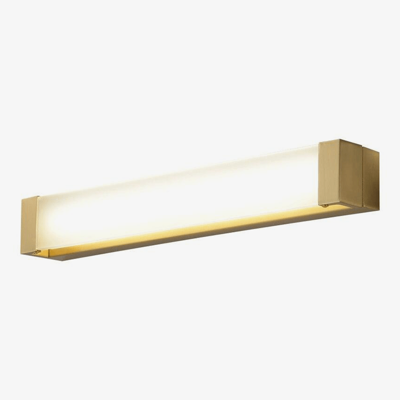 Applique murale à LED en métal doré pour miroir Luxury - vue 2 sur 8