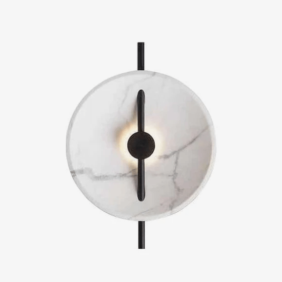 Applique murale concave en marbre à LED Tripot