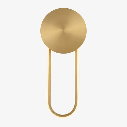 Applique murale design en forme circulaire en cuivre Lotyna