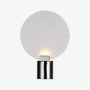 Applique murale design LED en métal avec disque en verre Sconce
