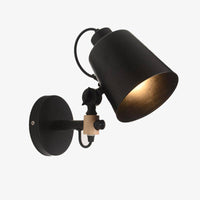Applique murale industrielle à LED avec abat-jour en métal design Loft
