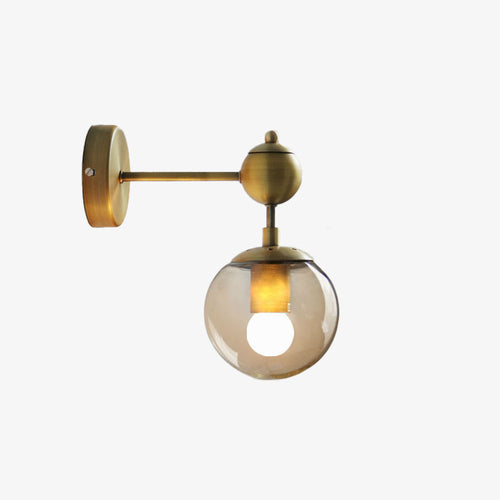 Applique murale moderne en verre fumé Shonda