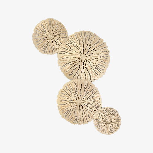 Applique murale moderne LED en forme de feuille de lotus Idda