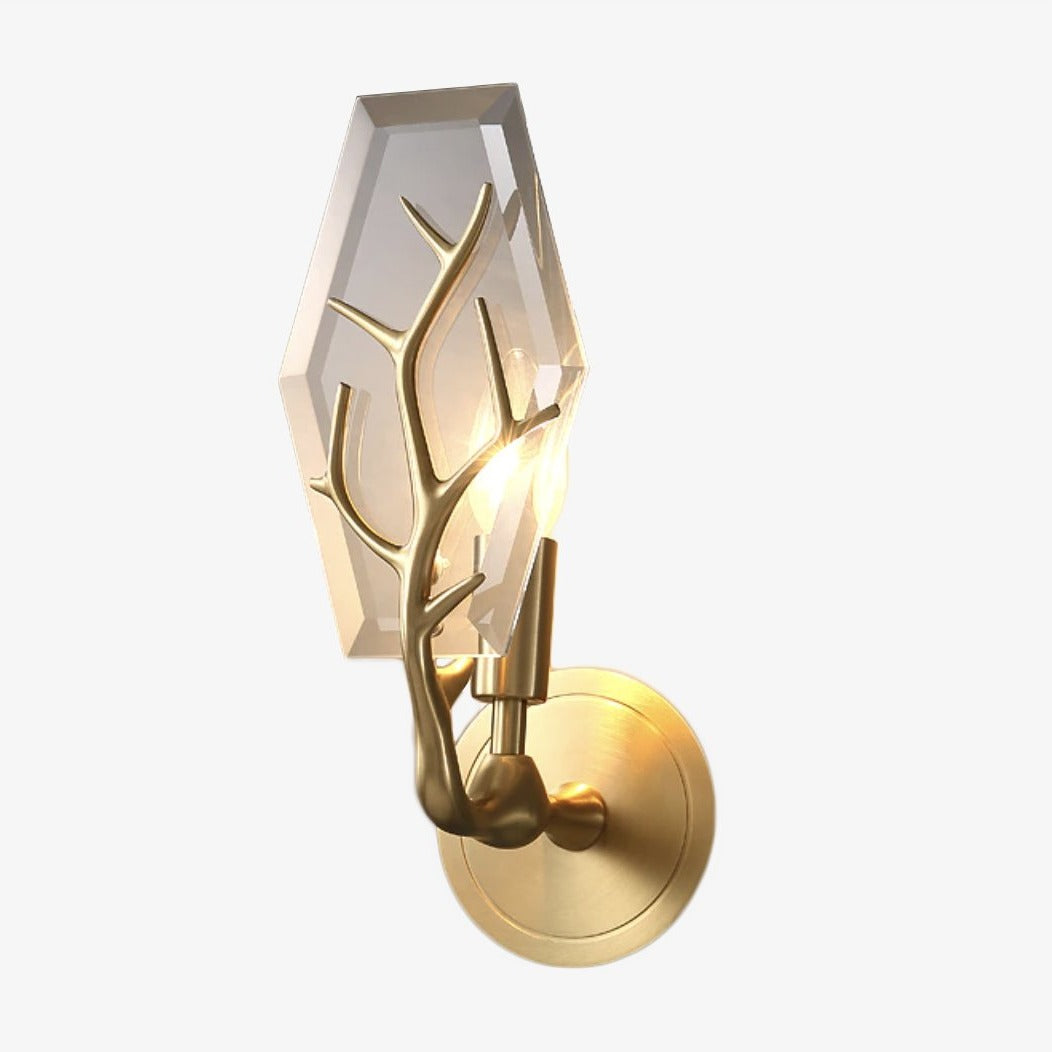 Applique murale moderne LED en forme de feuille Lifya