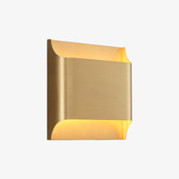 Applique murale moderne LED en forme de lingot d'or Xanat