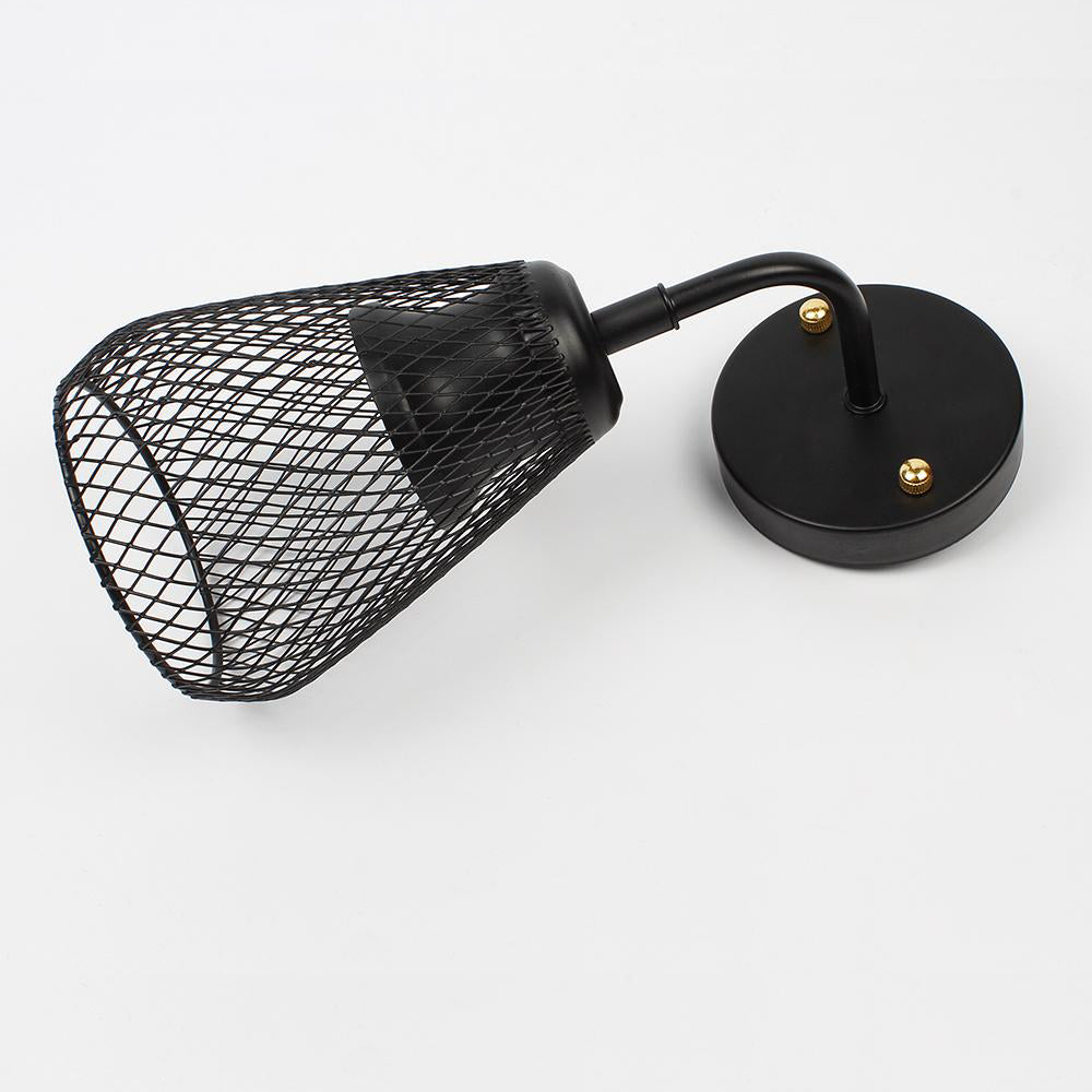 Applique murale moderne LED en métal noir Ovo - vue 5 sur 5