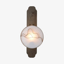 Applique murale moderne LED métallique et style asiatique Aiko
