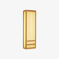 Applique murale moderne LED rectangulaire style japonais Pastor