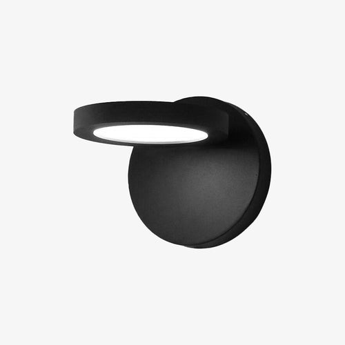 Applique murale moderne LED style poudrier en métal Clover