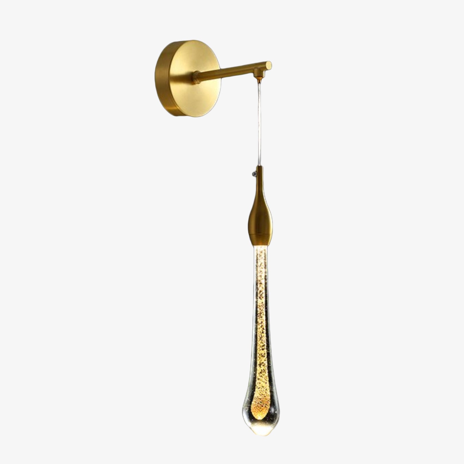 Applique murale moderne suspendue dorée luxury Gabriella - vue 8 sur 7