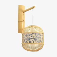 Applique suspendue en bambou style japonais Vintage