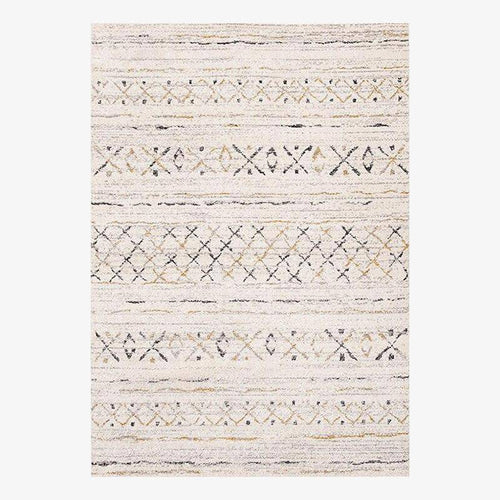 Tapis rectangle beige style scandinave