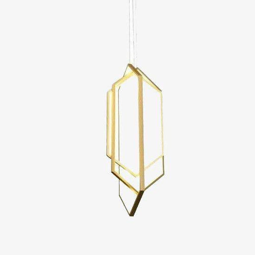 Suspension design LED avec 3 anneaux Loft Hexagone