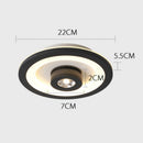 Plafonnier design LED avec spot réglable et base lumineuse Wrenn