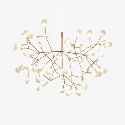 Suspension design moderne LED arbre couleur cuivré ou noir Home