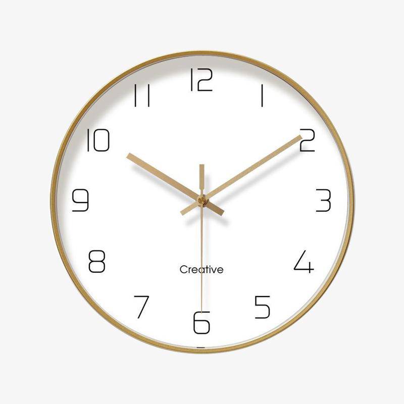 Horloge murale ronde avec chiffres 30cm Paro