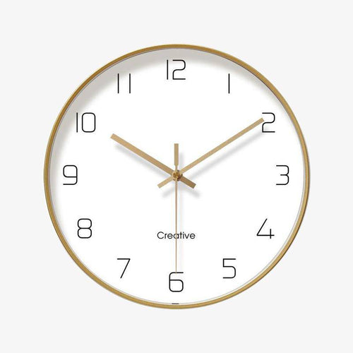 Horloge murale ronde avec chiffres 30cm Paro