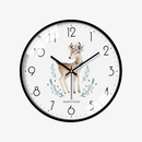 Horloge murale ronde blanche aux motifs Sulli C