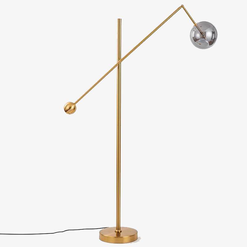 Lampadaire design doré Geometry - vue 9 sur 9