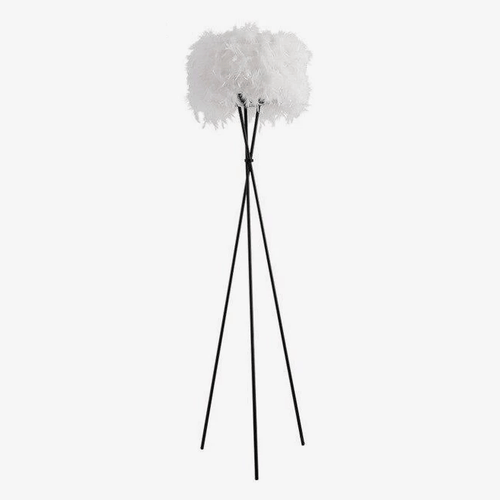 Lampadaire LED à plumes sur trois pieds Room