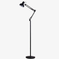 Lampadaire sur pied avec bras articulé couleurs