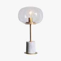 Lampe à poser design avec socle en marbre Bess