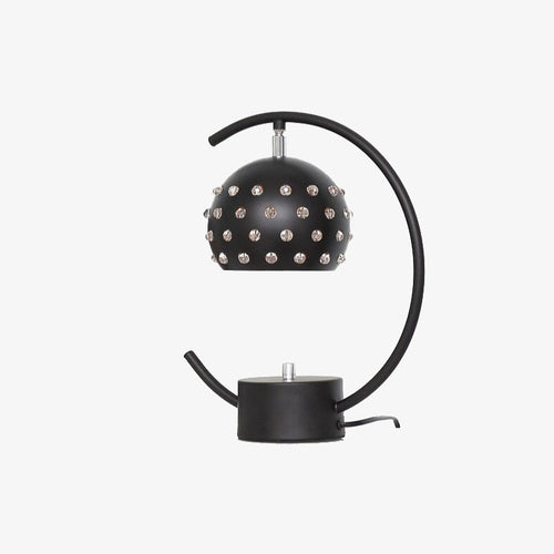 Lampe de bureau en métal avec abat-jour style disco Nest